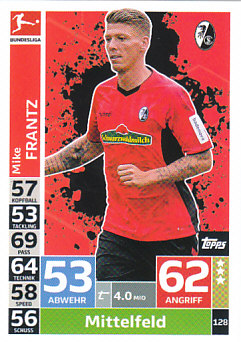 Mike Frantz SC Freiburg 2018/19 Topps MA Bundesliga #128